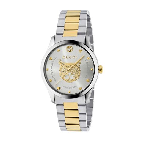 gucci silver womens watch|Gucci watch women silver.